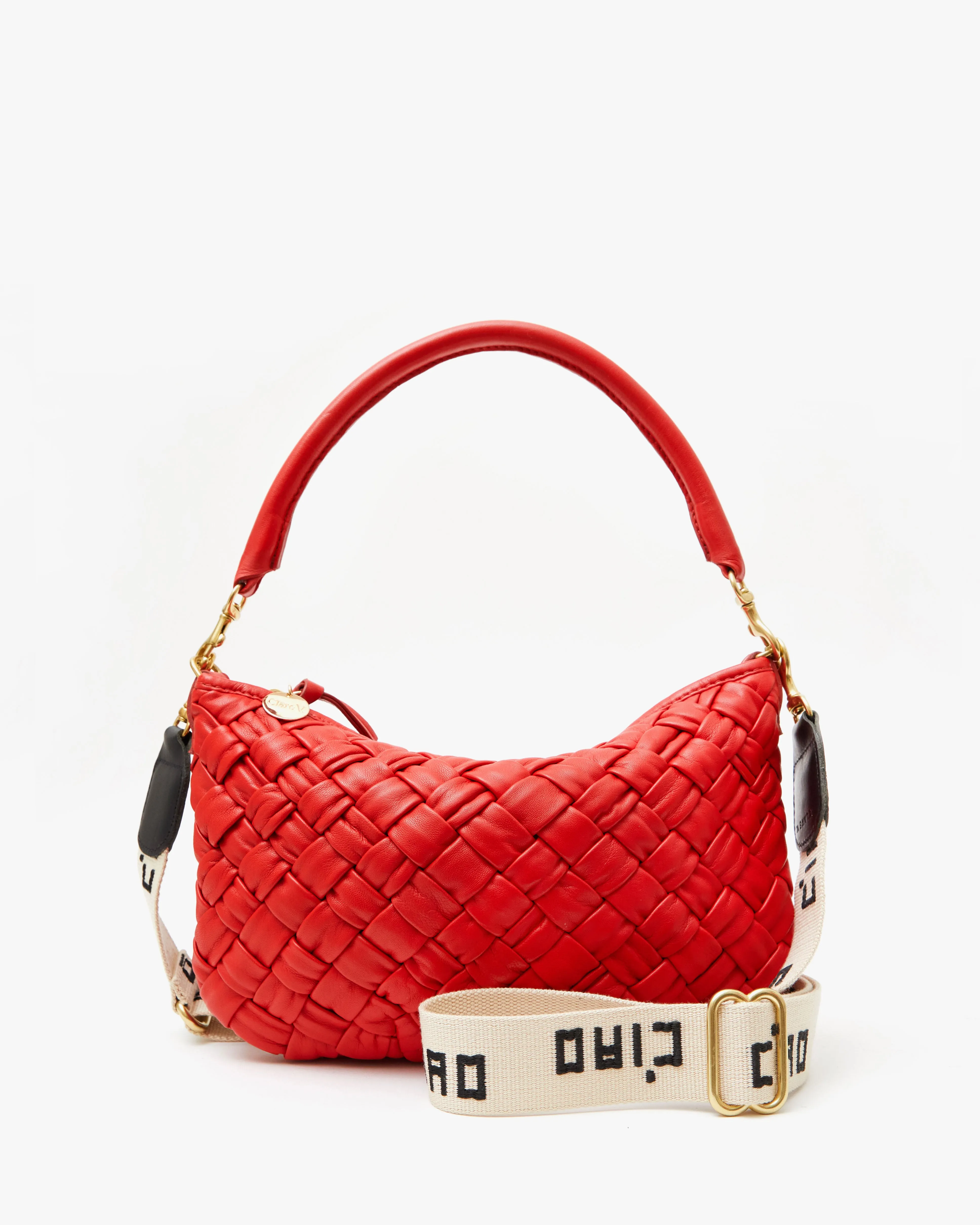 Petit Moyen Handbags - Crossbody - Petit Moyen Rosa Puffy Woven