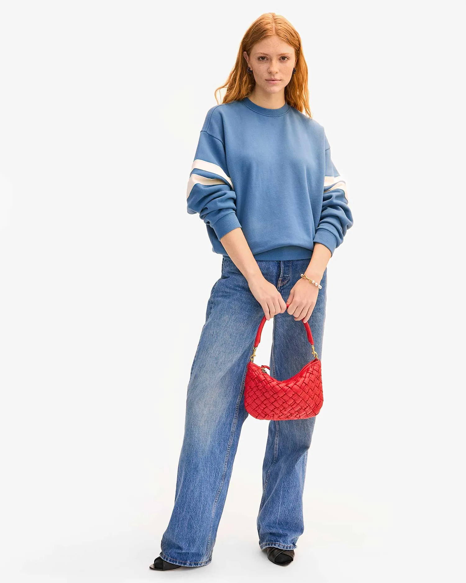Petit Moyen Handbags - Crossbody - Petit Moyen Rosa Puffy Woven