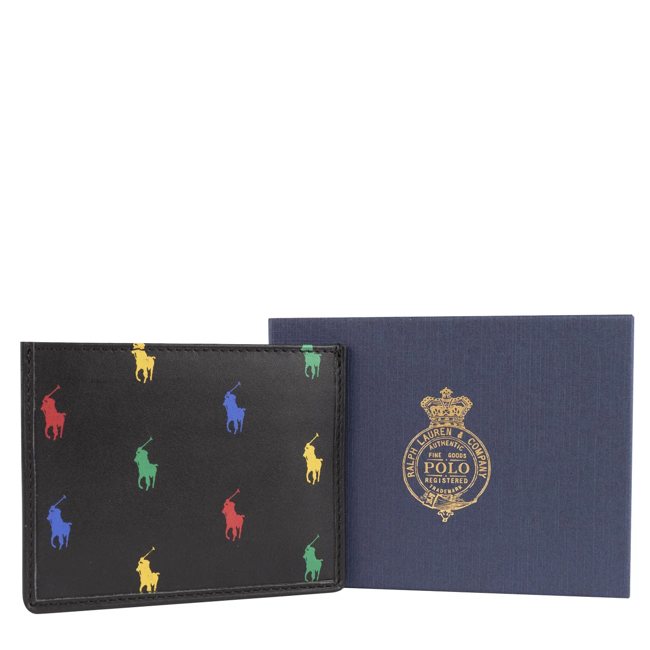 Polo Ralph Lauren Small Leather PP Card Case Black