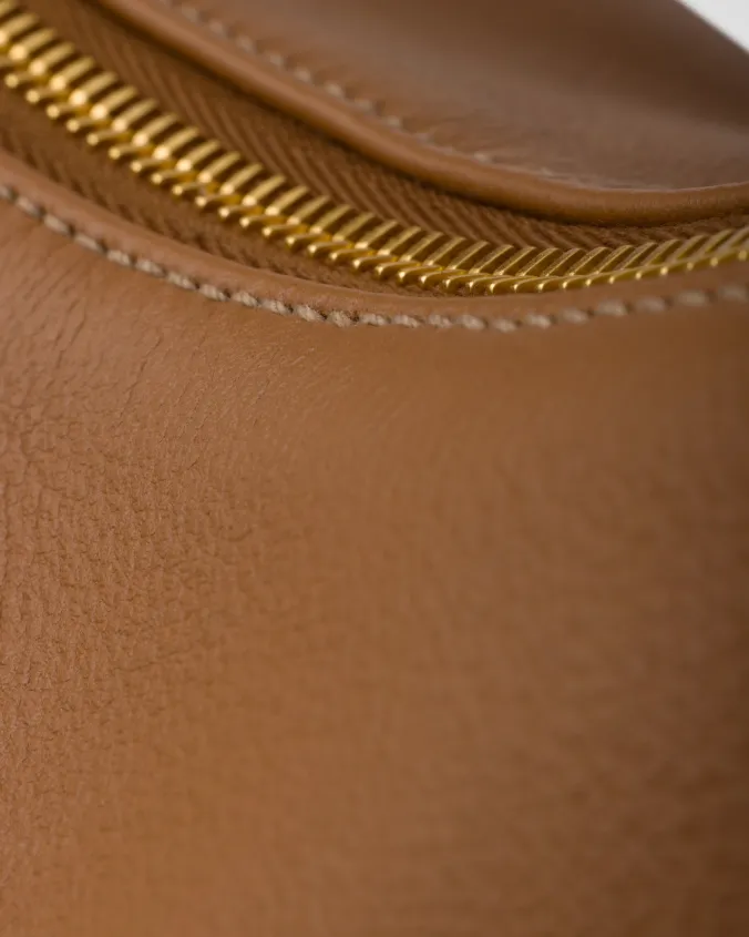 Prada aim??e large leather shoulder bag
