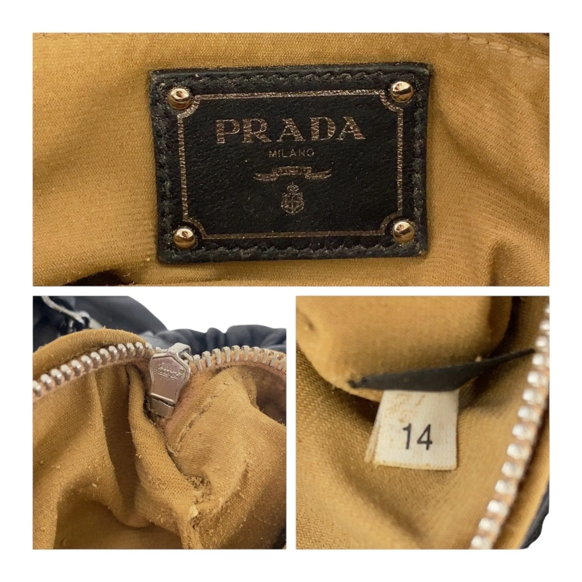 Prada Leather Shoulder Bag (Pre-Owned)