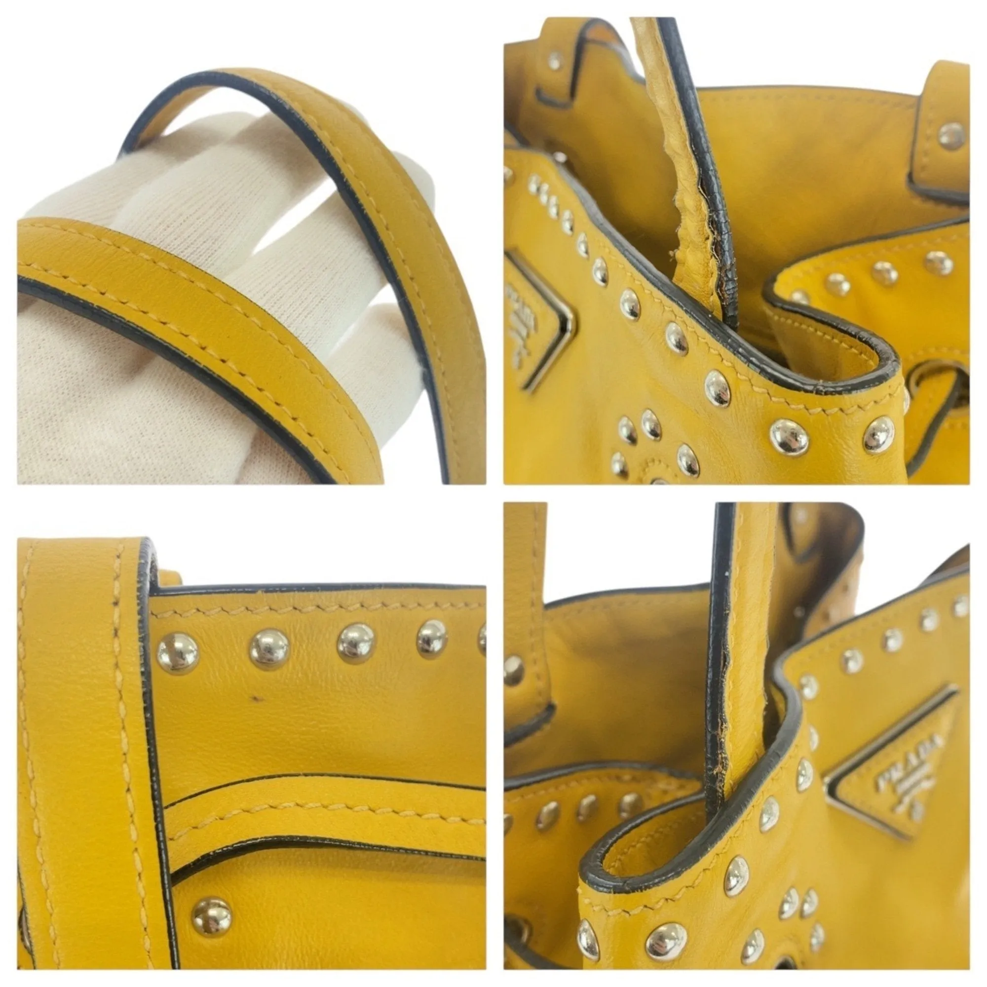 Prada Leather Shoulder Bag (Pre-Owned)