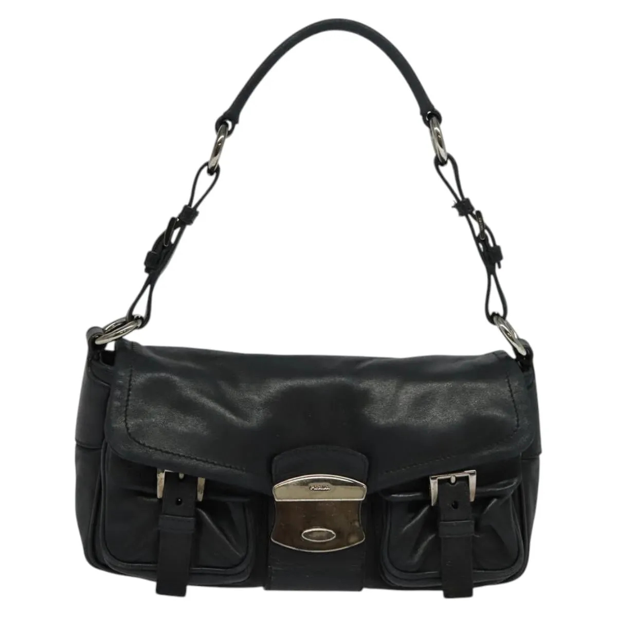 Prada Leather Shoulder Bag (Pre-Owned)