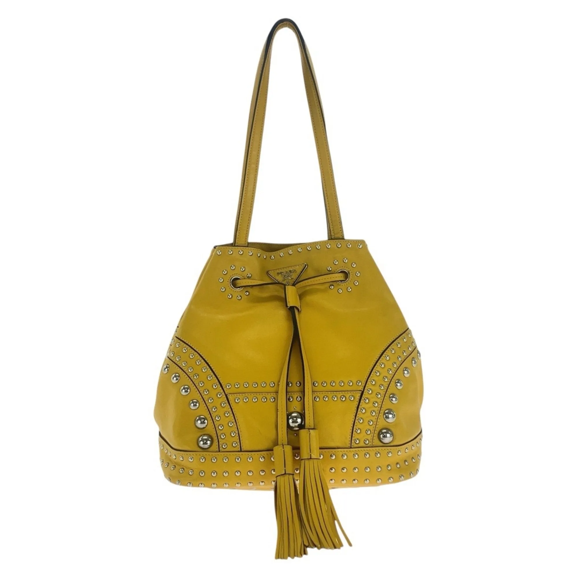 Prada Leather Shoulder Bag (Pre-Owned)