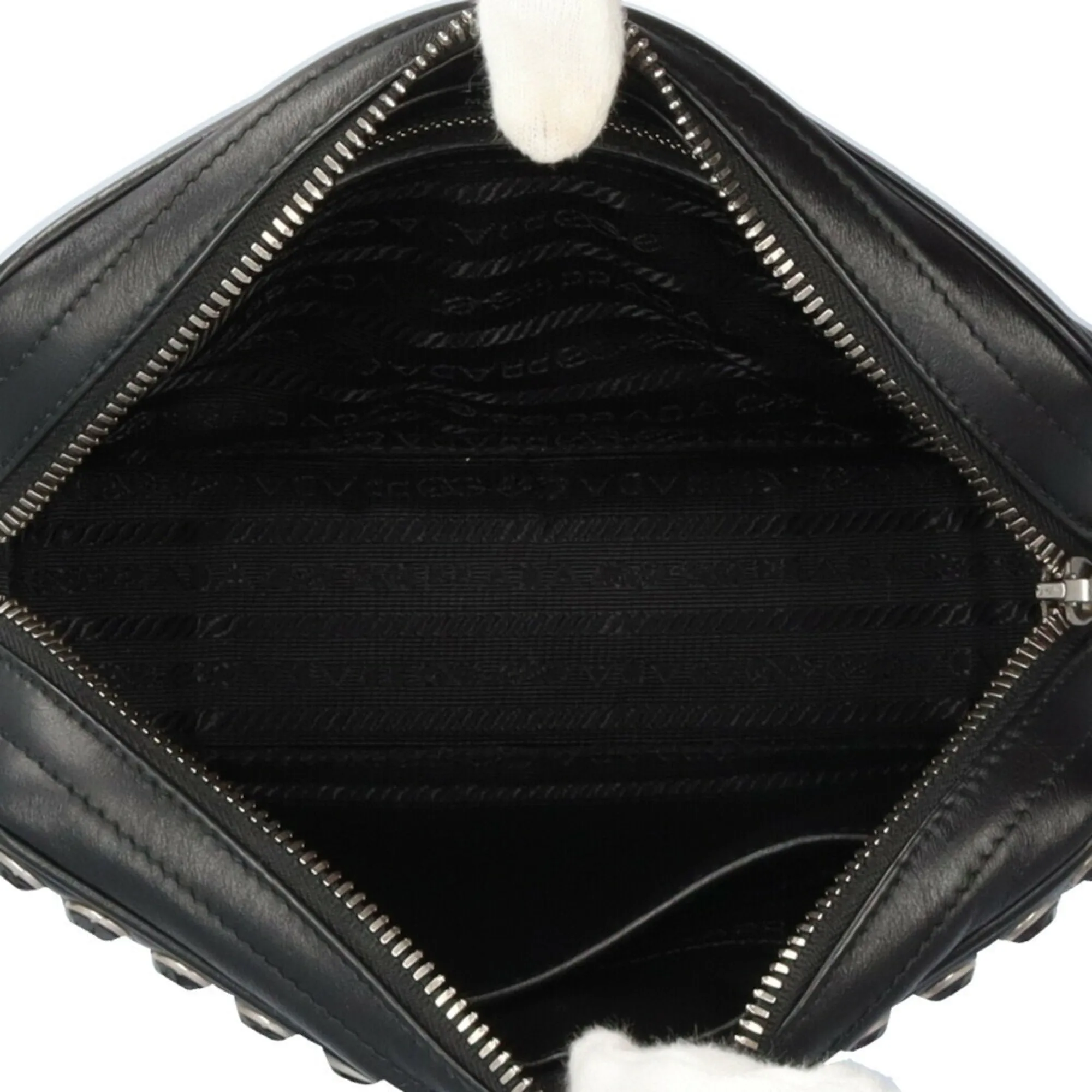Prada Leather Shoulder Bag (Pre-Owned)