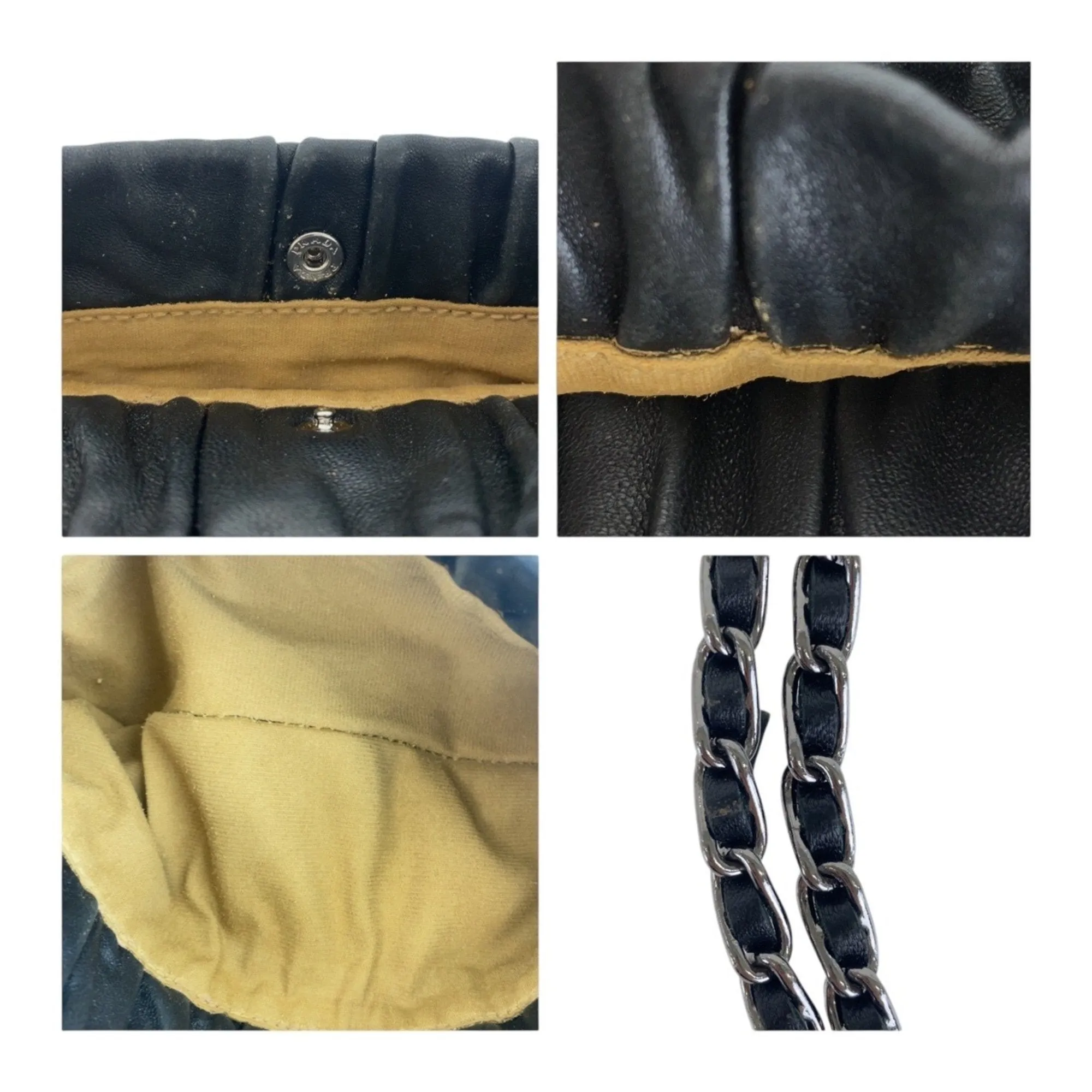 Prada Leather Shoulder Bag (Pre-Owned)
