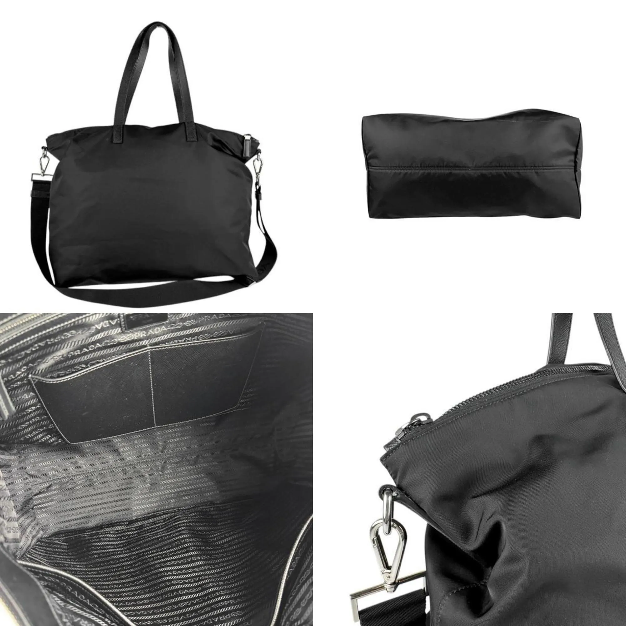 Prada Nylon Handbag Shoulder Bag (Pre-Owned)