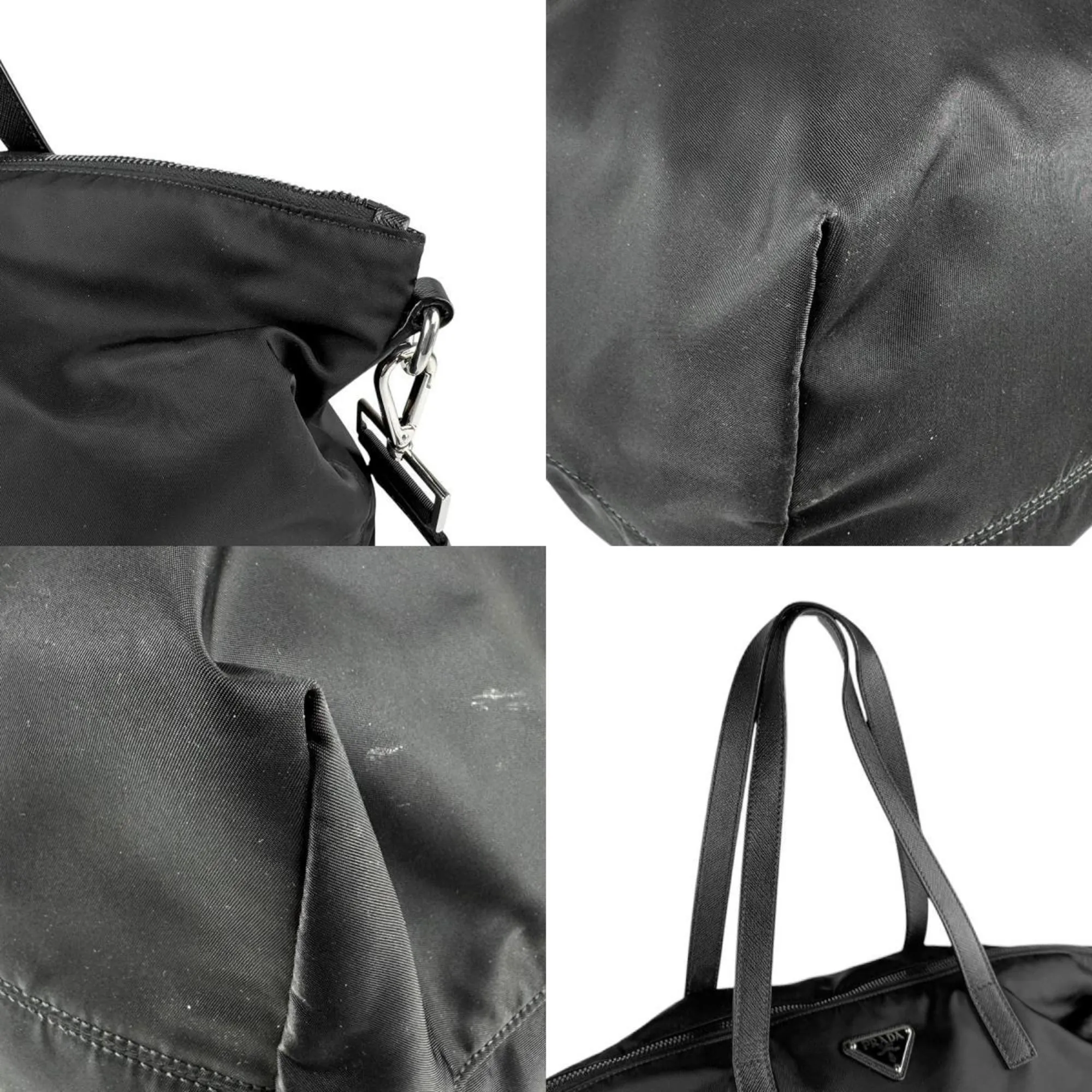 Prada Nylon Handbag Shoulder Bag (Pre-Owned)