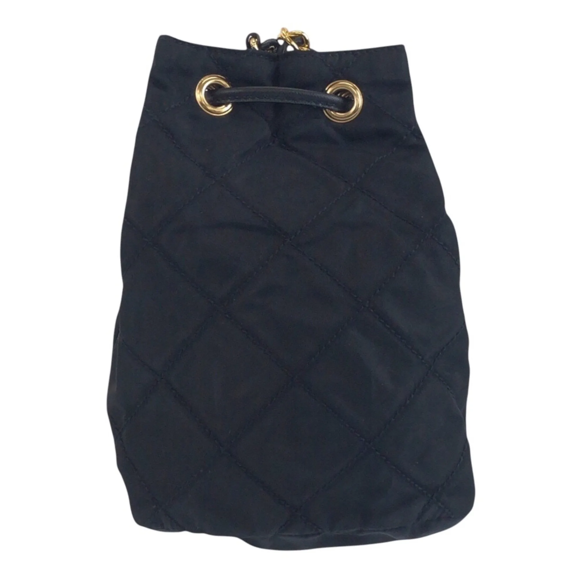 Prada Nylon Leather Shoulder Bag (Pre-Owned)