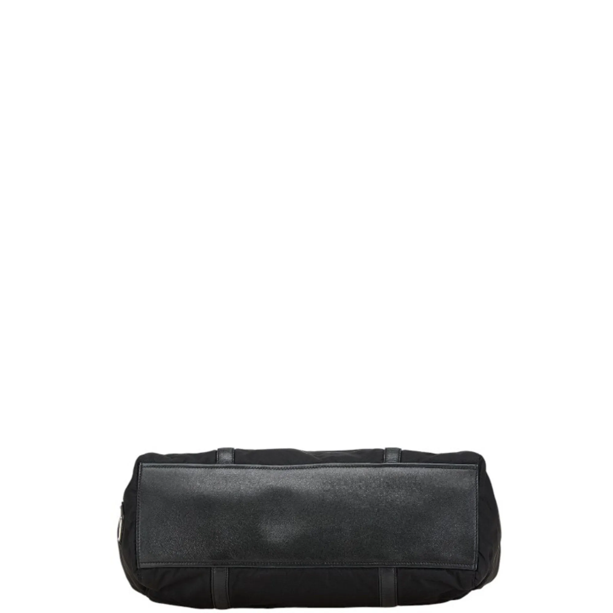 Prada Nylon Leather Shoulder Bag Tote Bag (Pre-Owned)