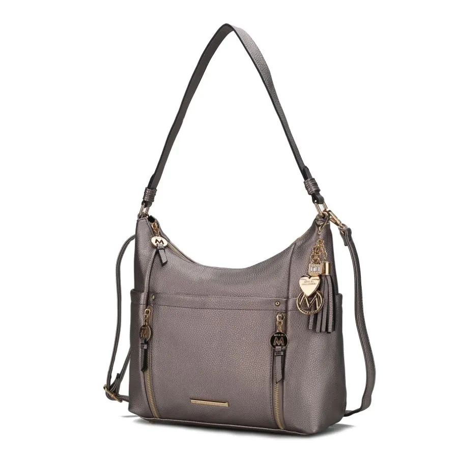 Ruby Vegan Leather Womens Shoulder Handbag