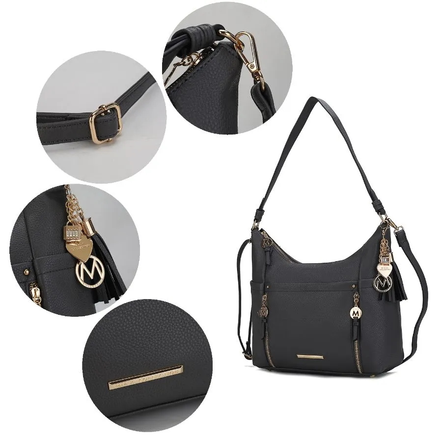 Ruby Vegan Leather Womens Shoulder Handbag
