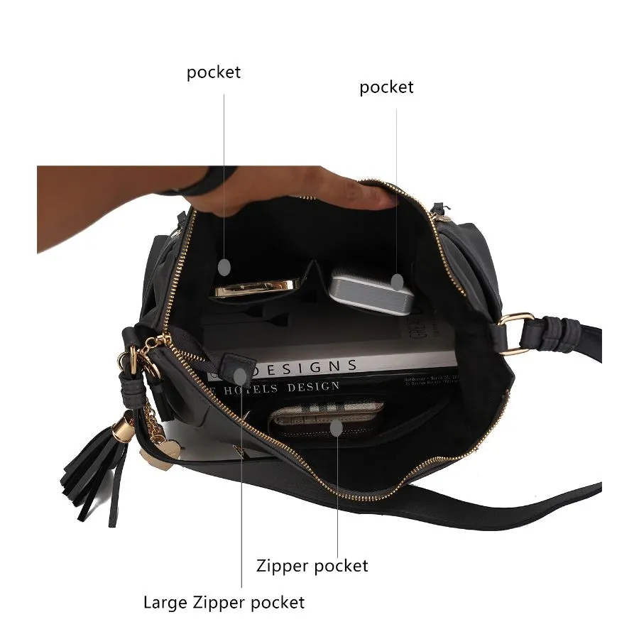 Ruby Vegan Leather Womens Shoulder Handbag