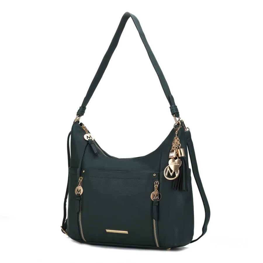 Ruby Vegan Leather Womens Shoulder Handbag