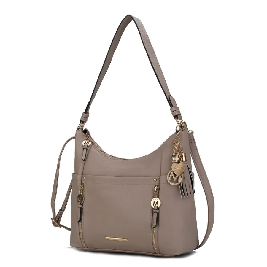 Ruby Vegan Leather Womens Shoulder Handbag