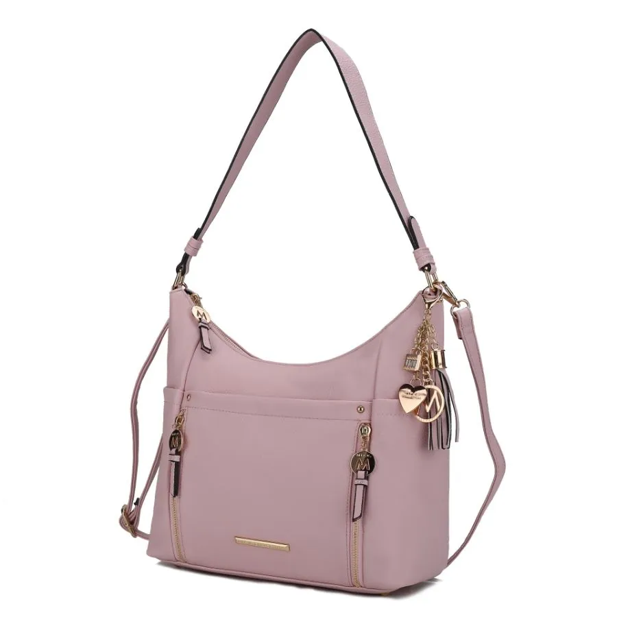 Ruby Vegan Leather Womens Shoulder Handbag