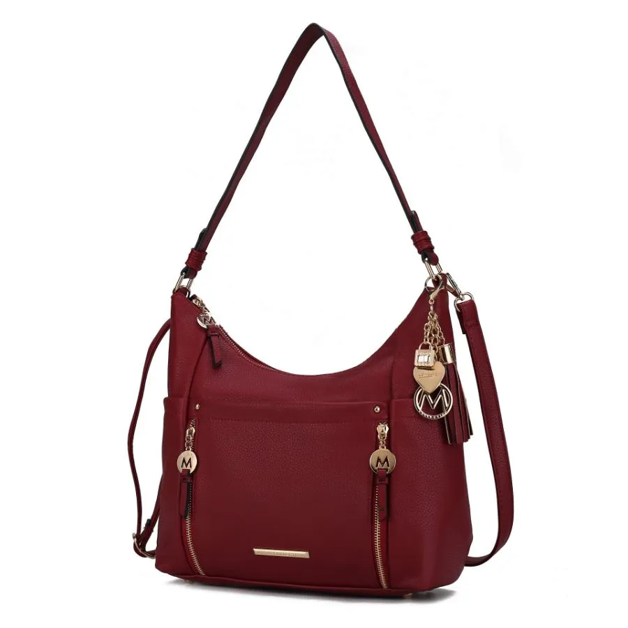 Ruby Vegan Leather Womens Shoulder Handbag
