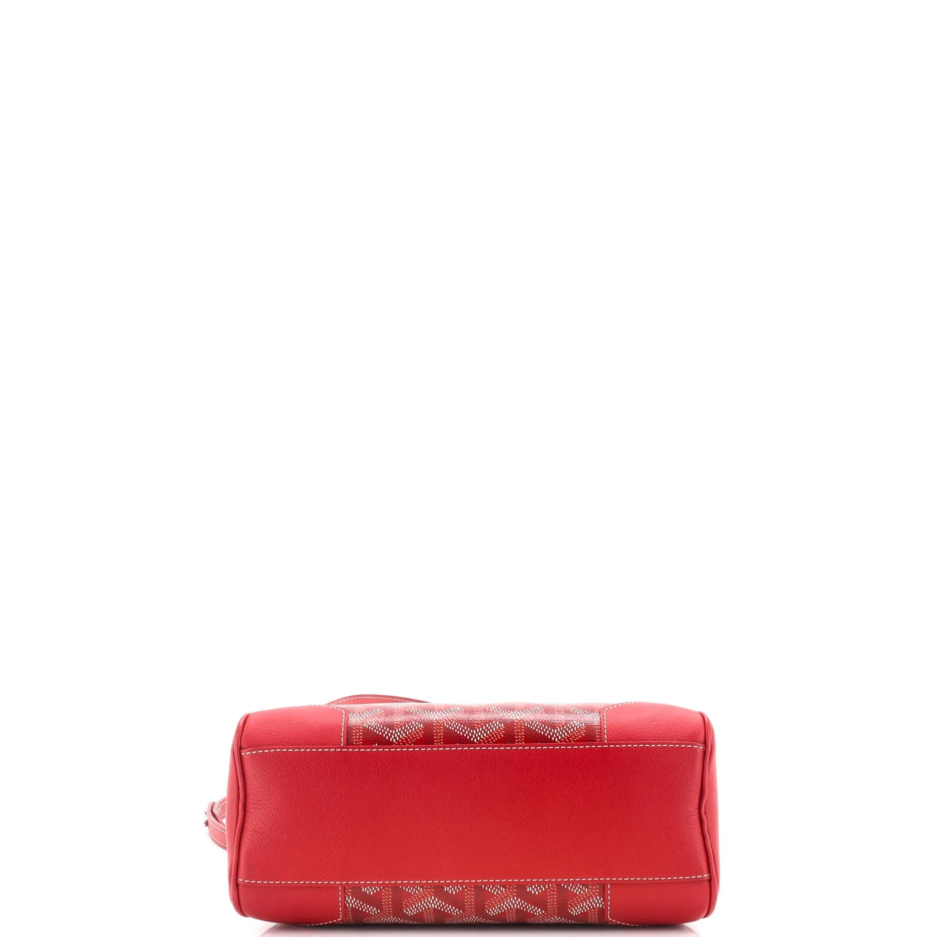 Saigon Top Handle Bag Coated Canvas with Leather Mini