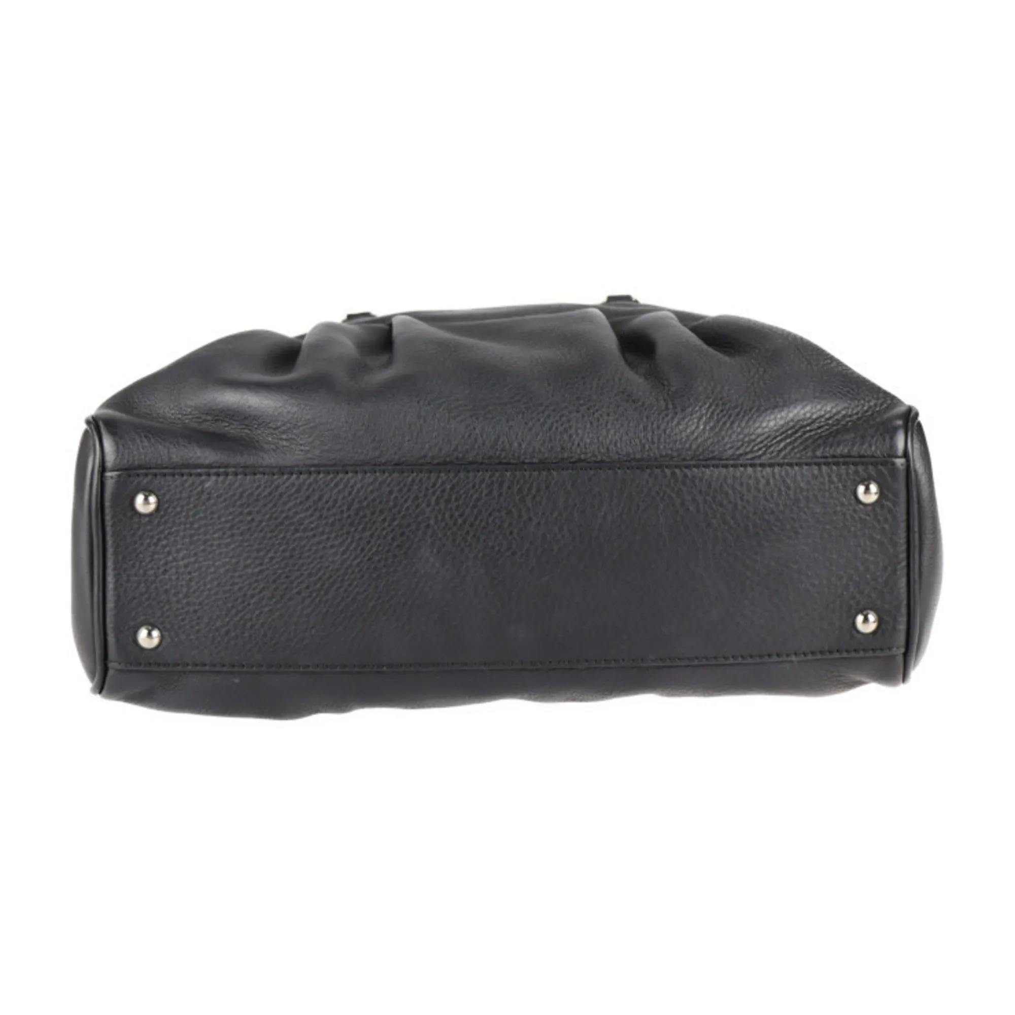 Salvatore Ferragamo Gancini  Leather Handbag (Pre-Owned)