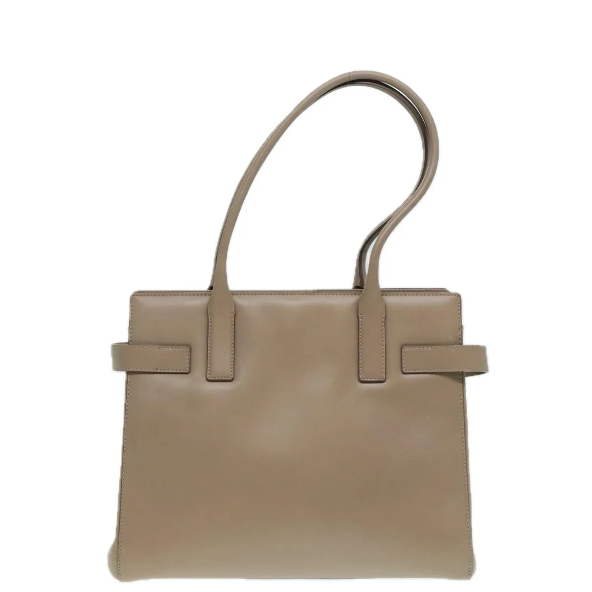 Salvatore Ferragamo Gancini  Leather Shoulder Bag (Pre-Owned)