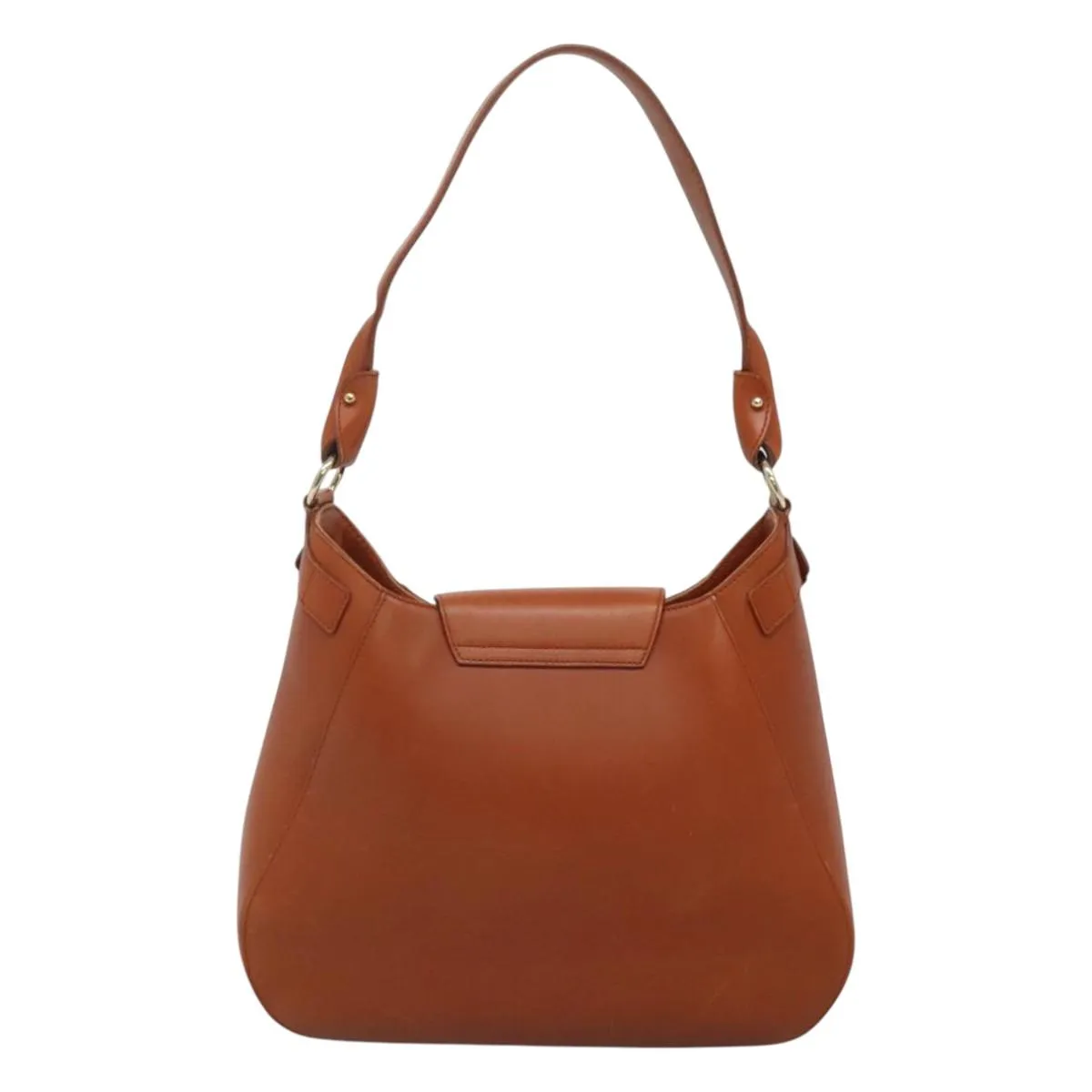 Salvatore Ferragamo Gancini Leather Shoulder Bag (Pre-Owned)