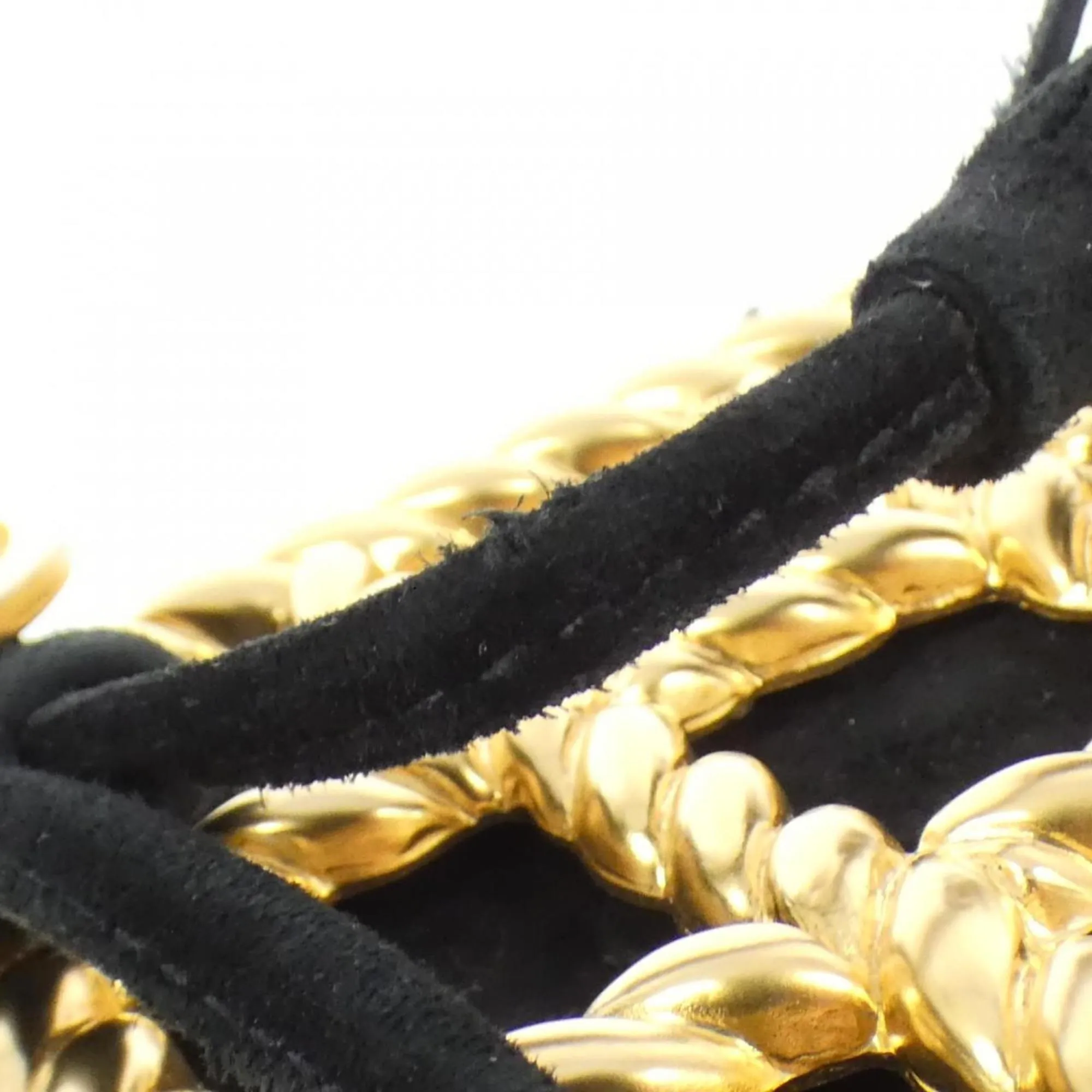 Salvatore Ferragamo gold Suede Shoulder Bag (Pre-Owned)