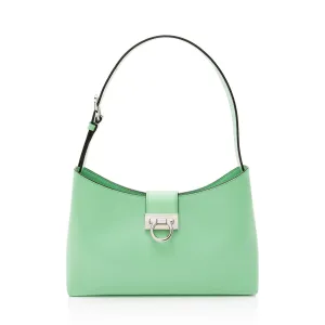 Salvatore Ferragamo Leather Gancio Trifolio Small Shoulder Bag