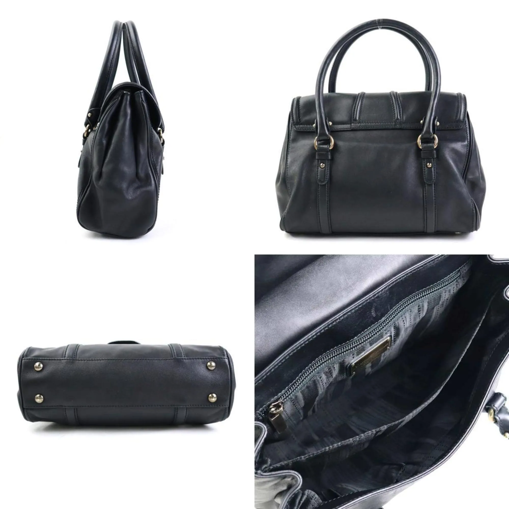 Salvatore Ferragamo  Leather Handbag (Pre-Owned)