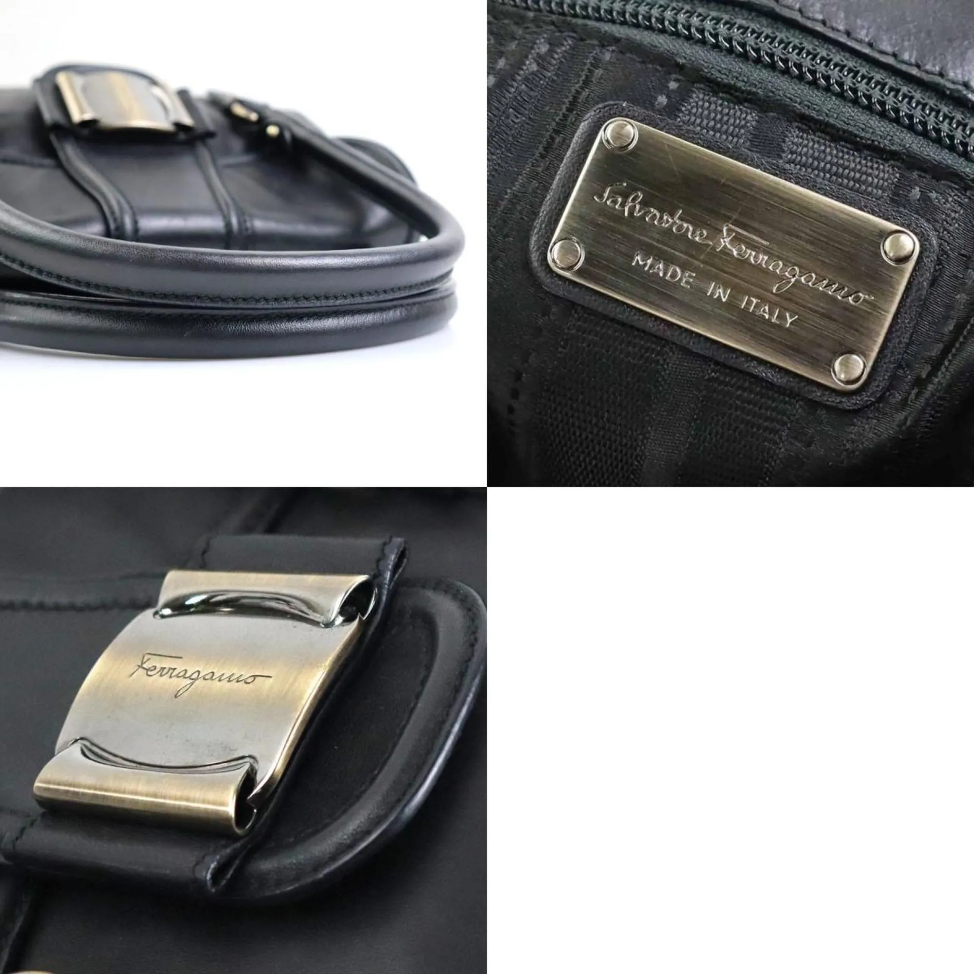Salvatore Ferragamo  Leather Handbag (Pre-Owned)