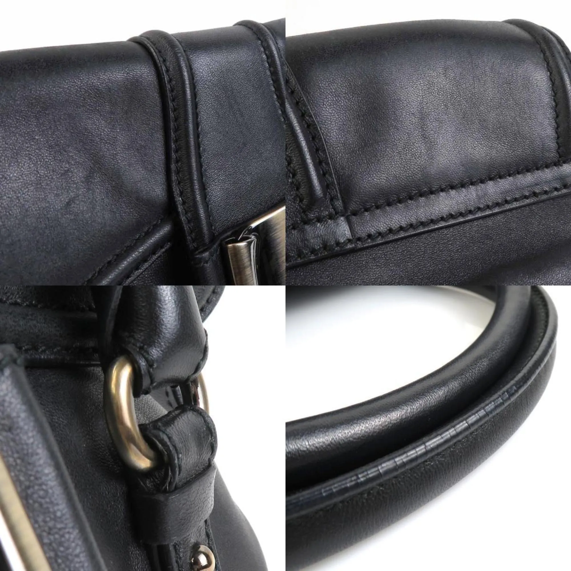 Salvatore Ferragamo  Leather Handbag (Pre-Owned)