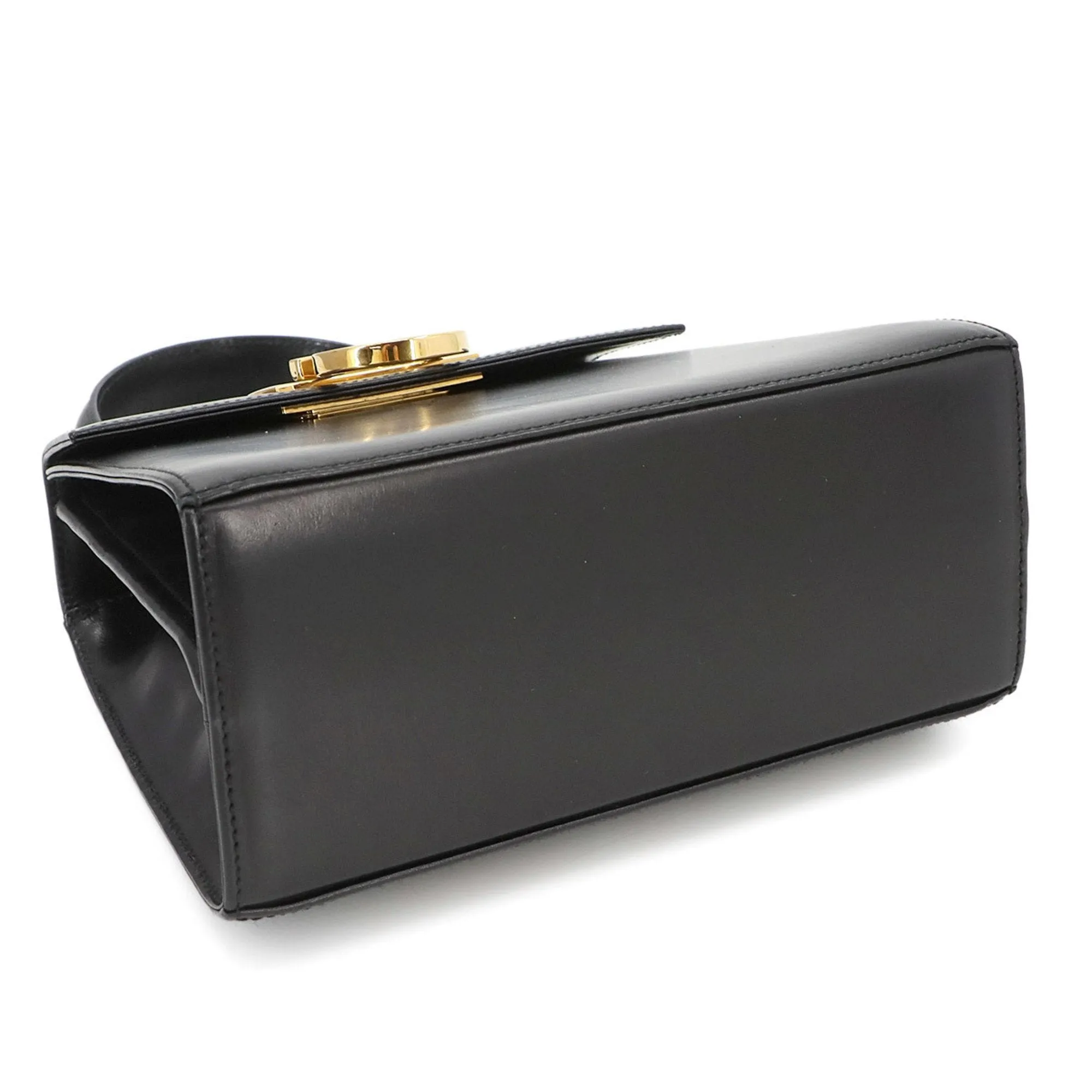 Salvatore Ferragamo Leather Handbag Shoulder Bag (Pre-Owned)