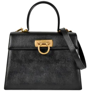 Salvatore Ferragamo Leather Handbag Shoulder Bag (Pre-Owned)