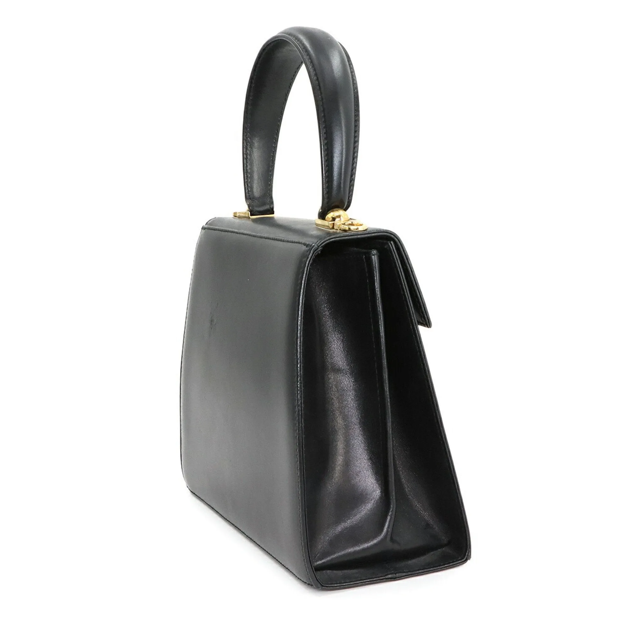 Salvatore Ferragamo Leather Handbag Shoulder Bag (Pre-Owned)