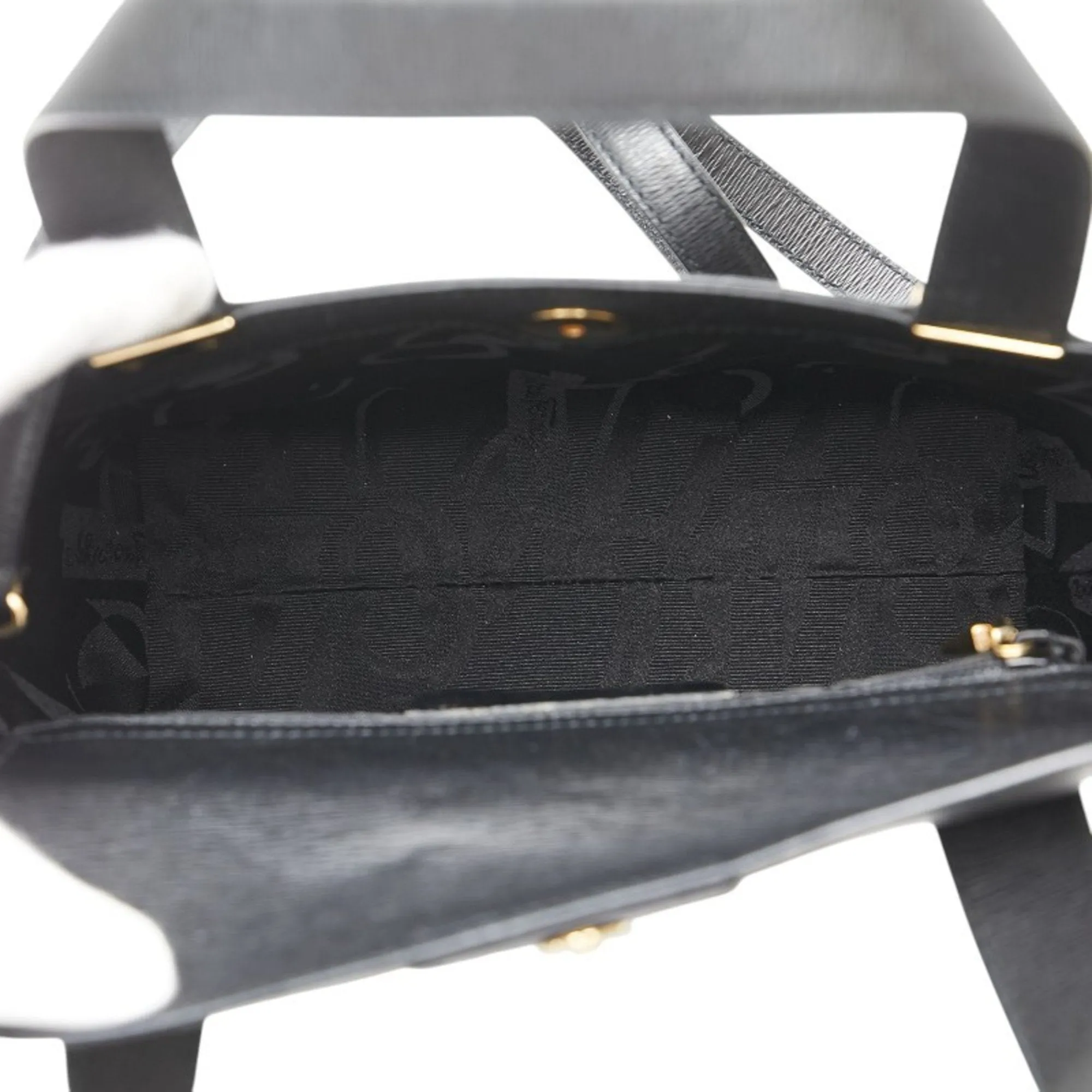Salvatore Ferragamo Leather Handbag Shoulder Bag (Pre-Owned)