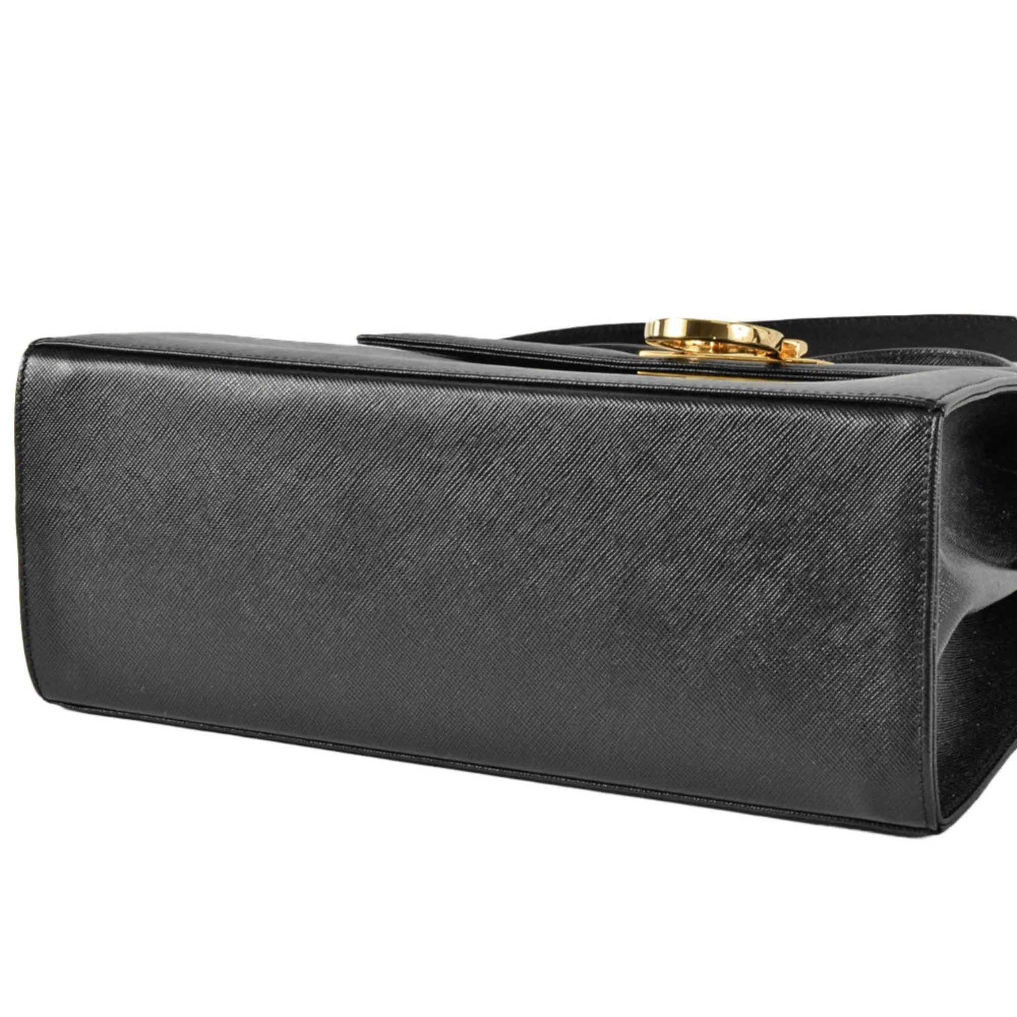 Salvatore Ferragamo Leather Handbag Shoulder Bag (Pre-Owned)