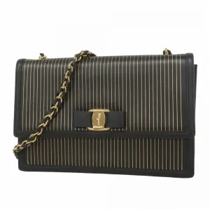 Salvatore Ferragamo Leather Shoulder Bag (Pre-Owned)
