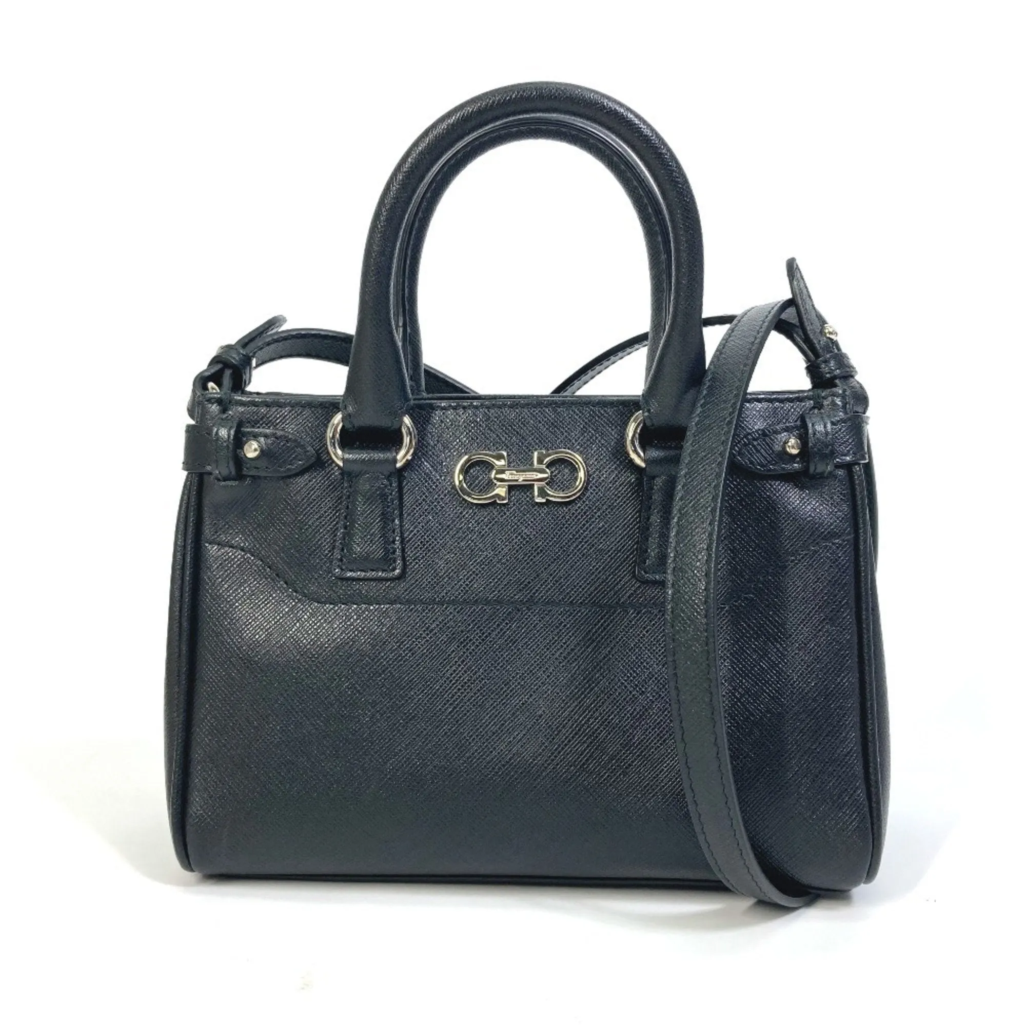 Salvatore Ferragamo Leather Shoulder Bag (Pre-Owned)