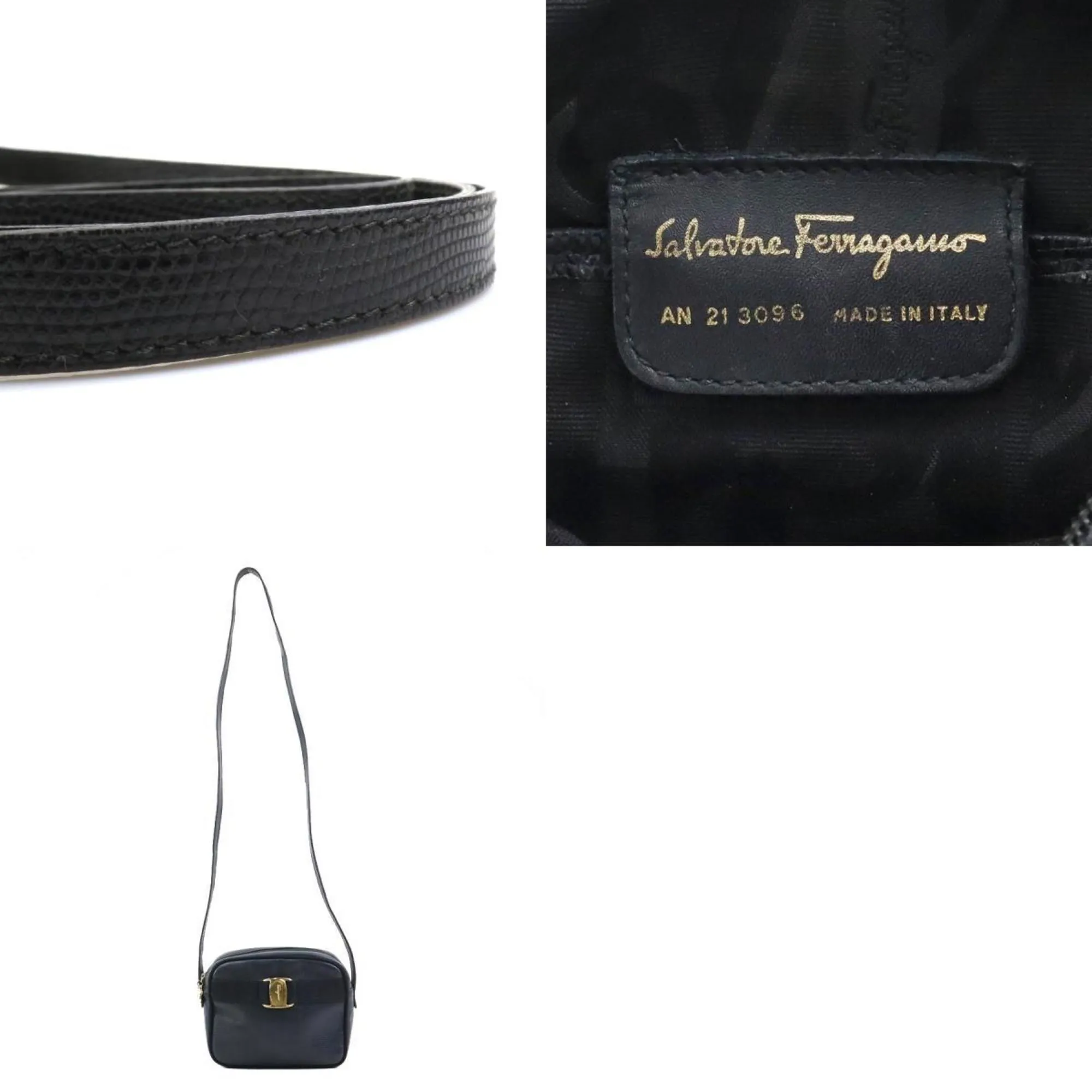 Salvatore Ferragamo Leather Shoulder Bag (Pre-Owned)
