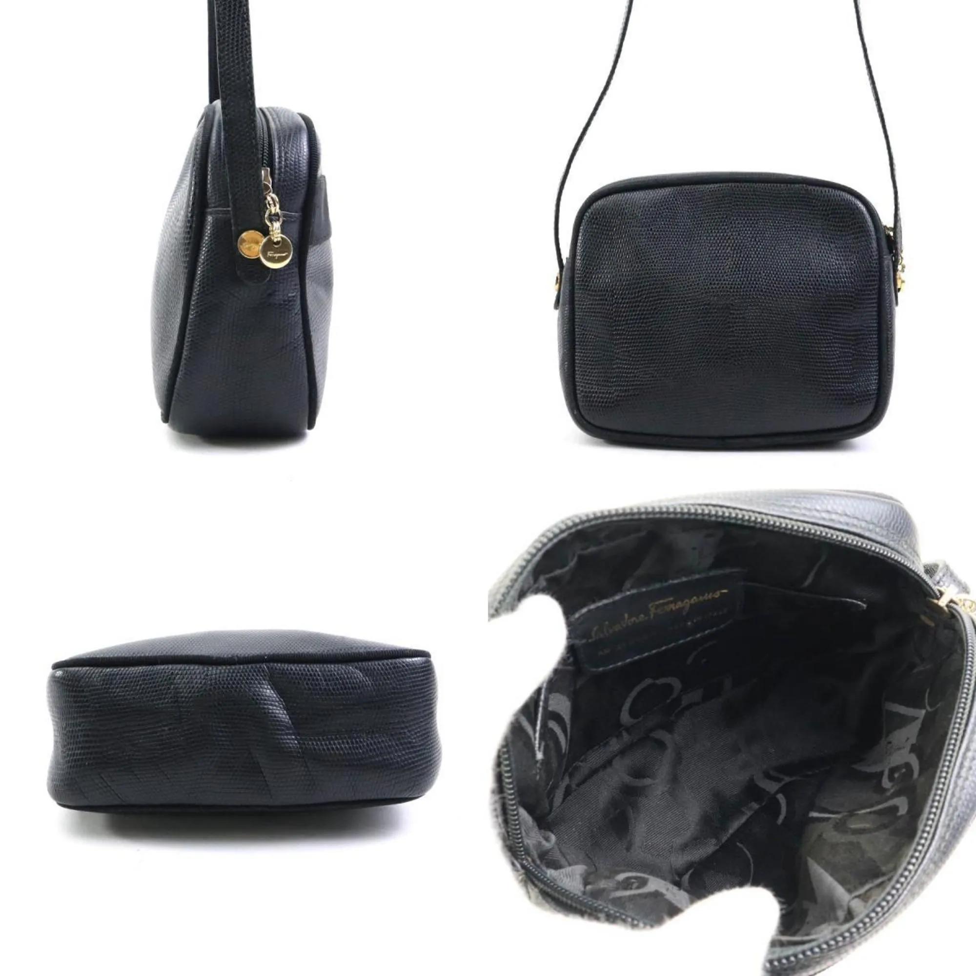Salvatore Ferragamo Leather Shoulder Bag (Pre-Owned)