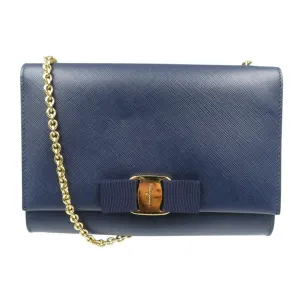 Salvatore Ferragamo Leather Shoulder Bag (Pre-Owned)
