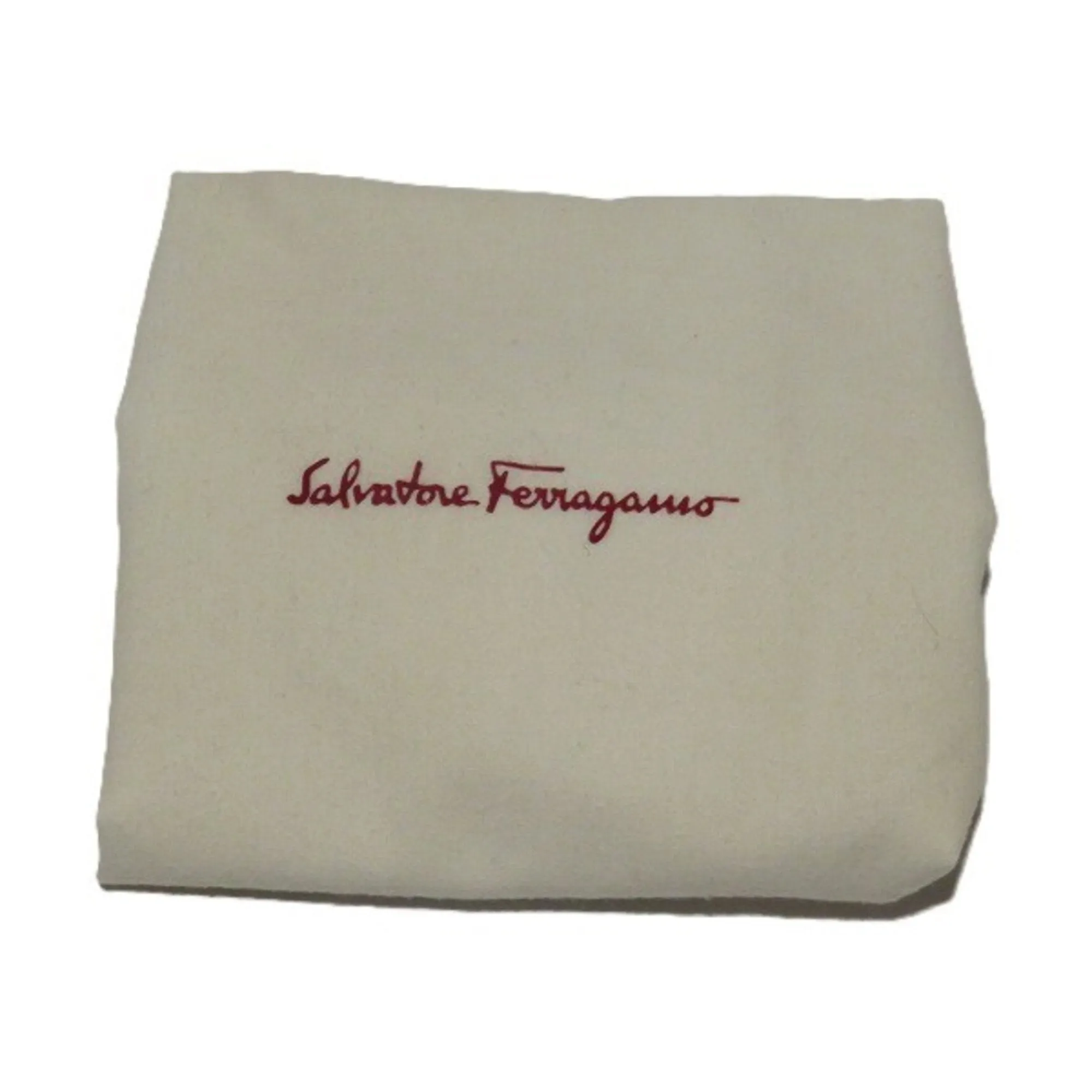 Salvatore Ferragamo Nylon Leather Shoulder Bag Tote Bag (Pre-Owned)