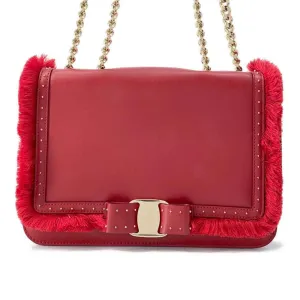 Salvatore Ferragamo Vara Leather Shoulder Bag (Pre-Owned)