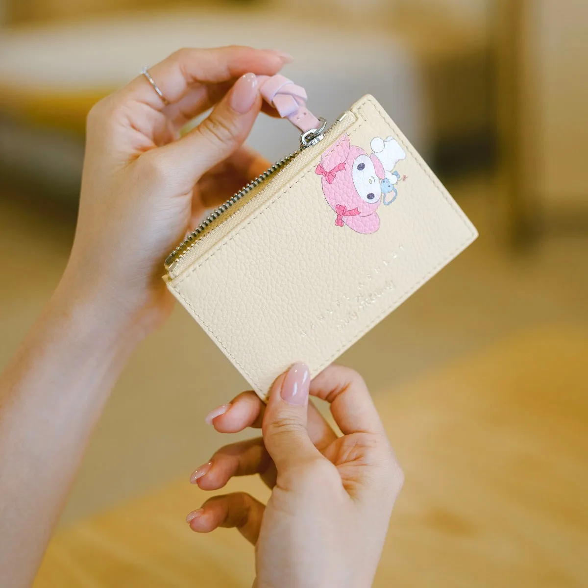 Samuel Ashley x Sanrio characters Leather Key Purse
