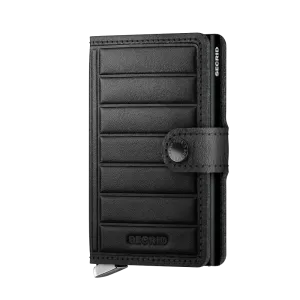 SECRID - Premium Miniwallet Emboss Lines Black