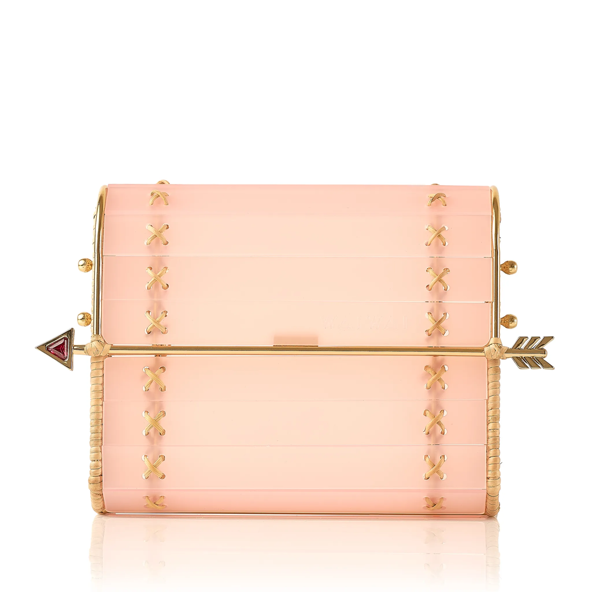 Seringueira  Gold Bag Pink
