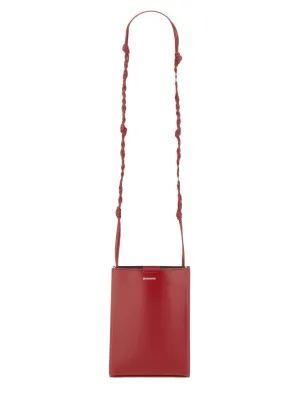 Small Red Leather Tangle Bag