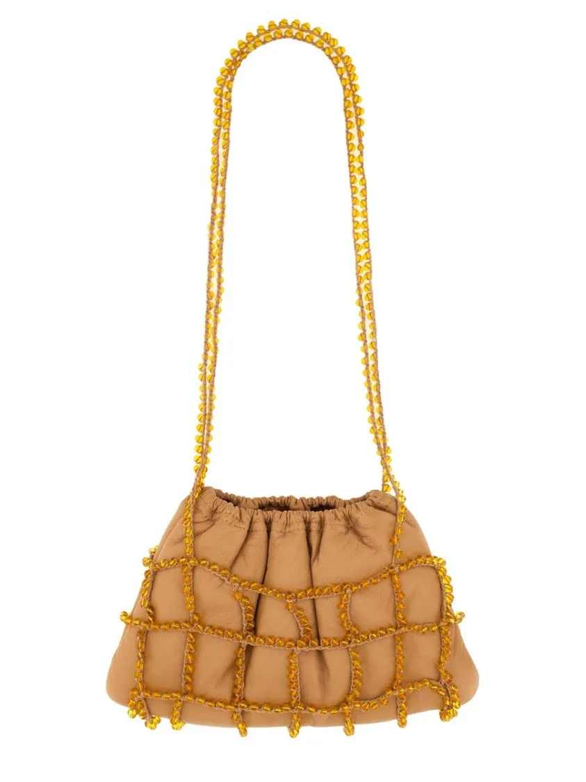 Soft Gathered Leather Mini Bag