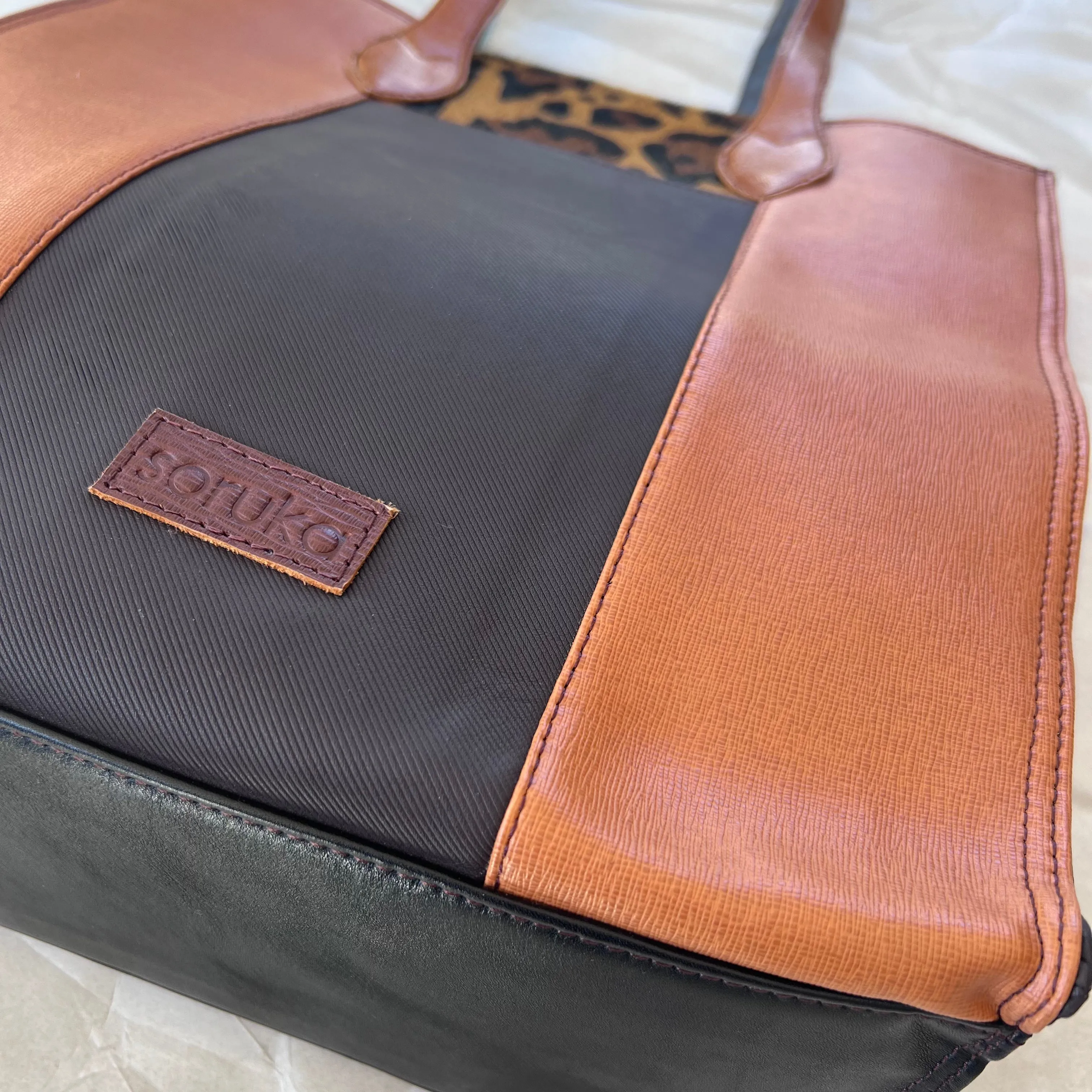 Soruka - Giselle Tote, Camel & Sage