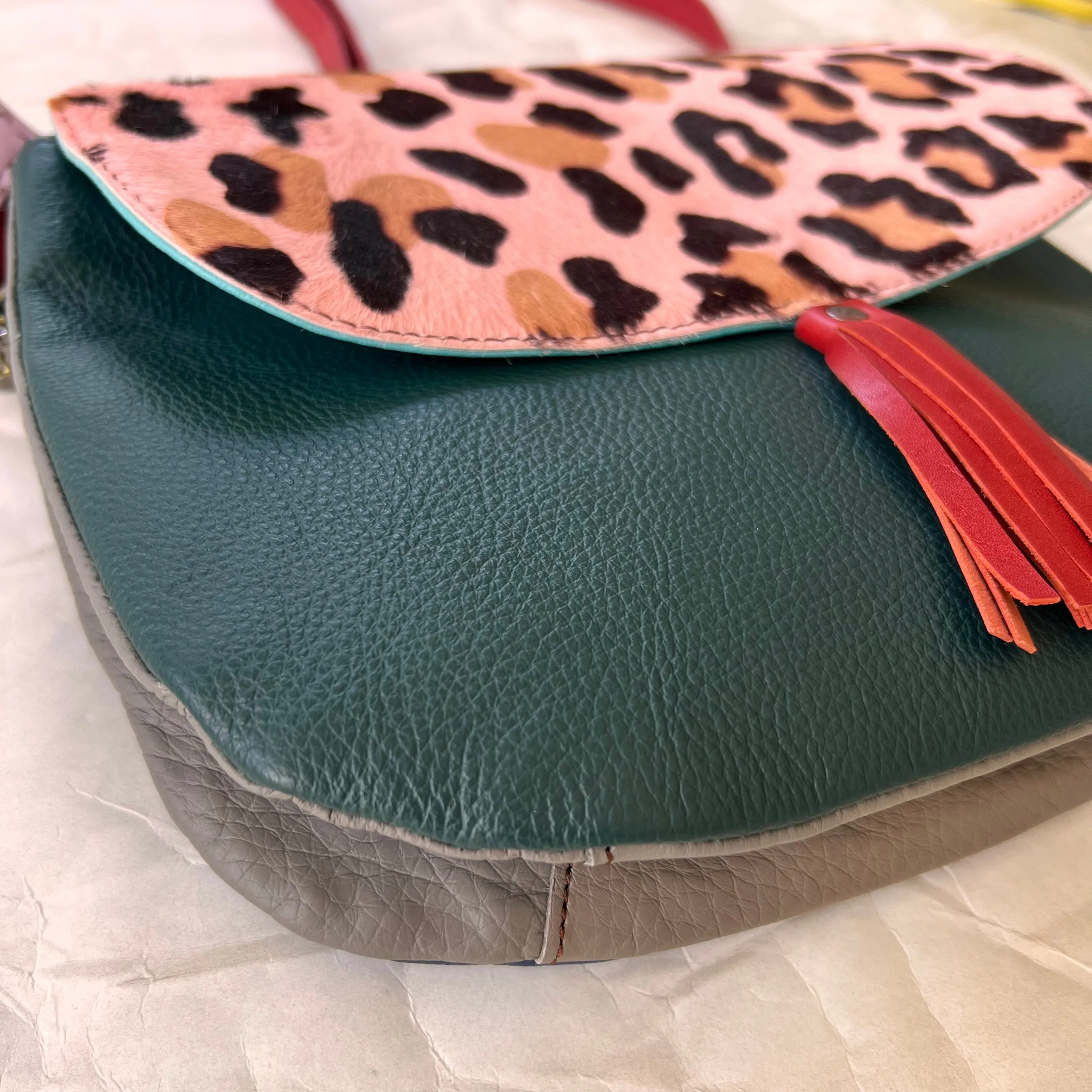 Soruka - Lola Reversible Crossbody, Rust Tassel