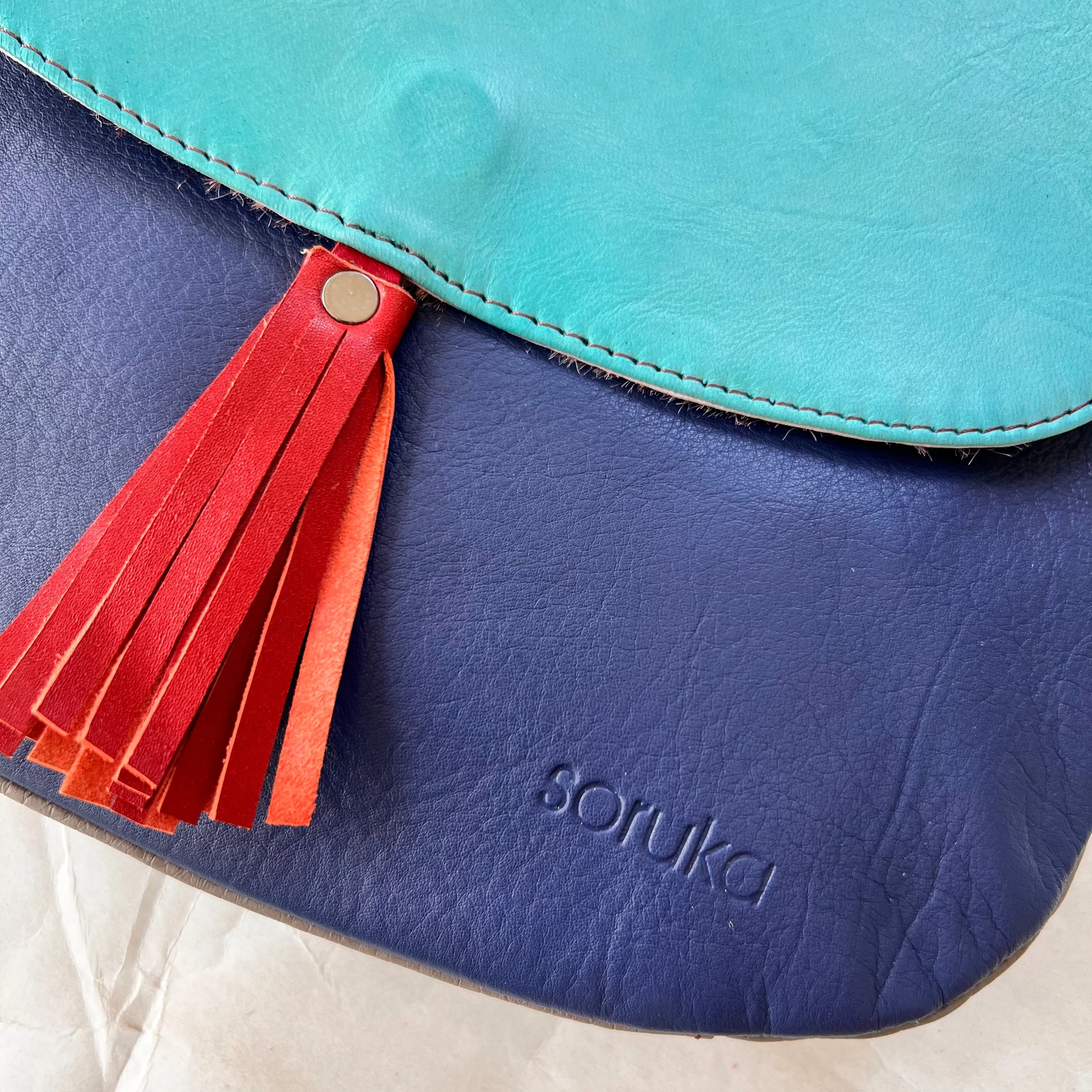 Soruka - Lola Reversible Crossbody, Rust Tassel